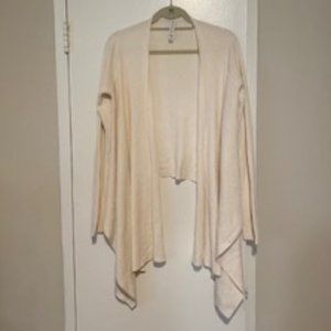 Ivory Athleta Medium Wrap Sweater Cardigan